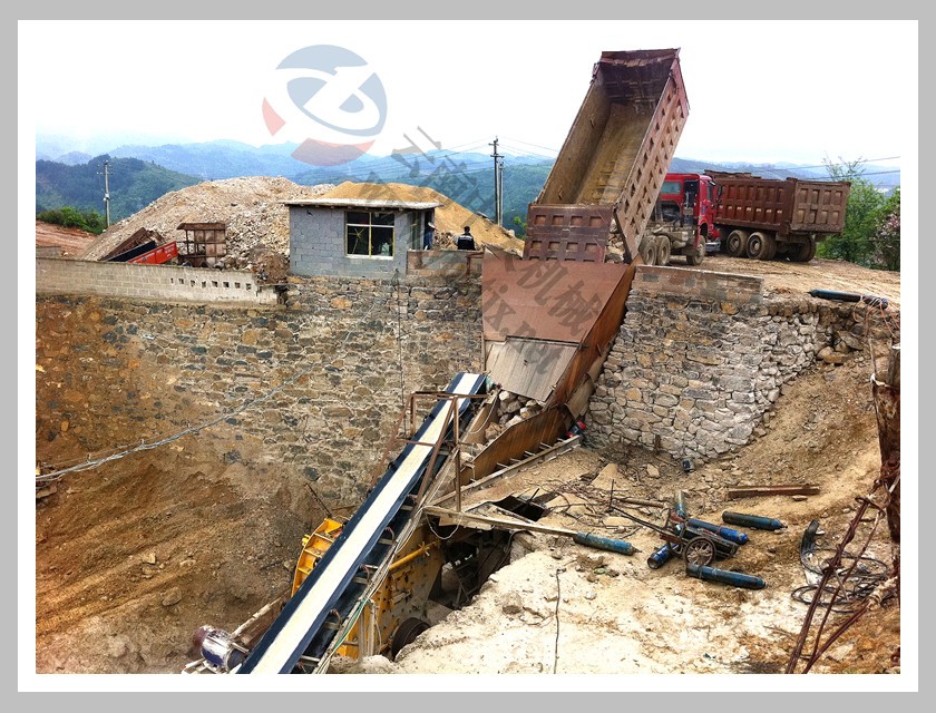 貴陽日產(chǎn)2000噸二合一破碎機現(xiàn)場